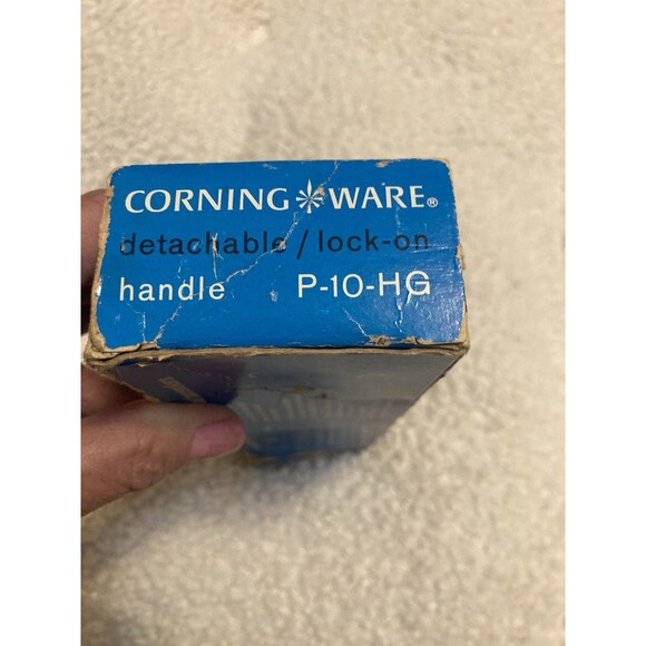Corning Ware Detachable Handle With Box P10HG Vtg Tool Casserole Dish Skillets - Picture 6 of 12